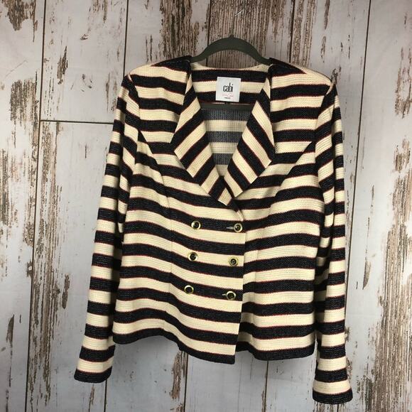 CAbi, Nautical Style Blazer, Size 10. In excellent condition! - Picture 1 of 5